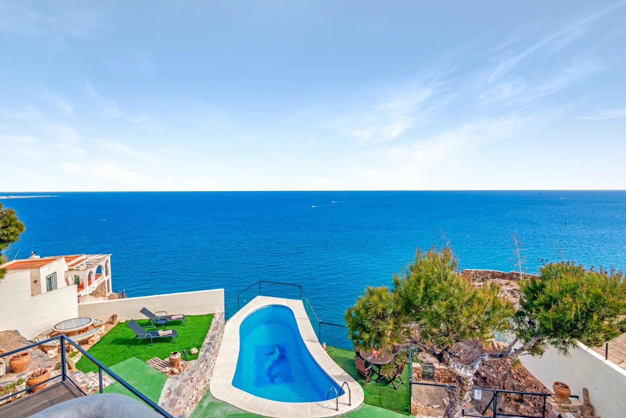 Villa Infinity Sea Views I Pool I Bbq I Jacuzzi アルメリア エクステリア 写真