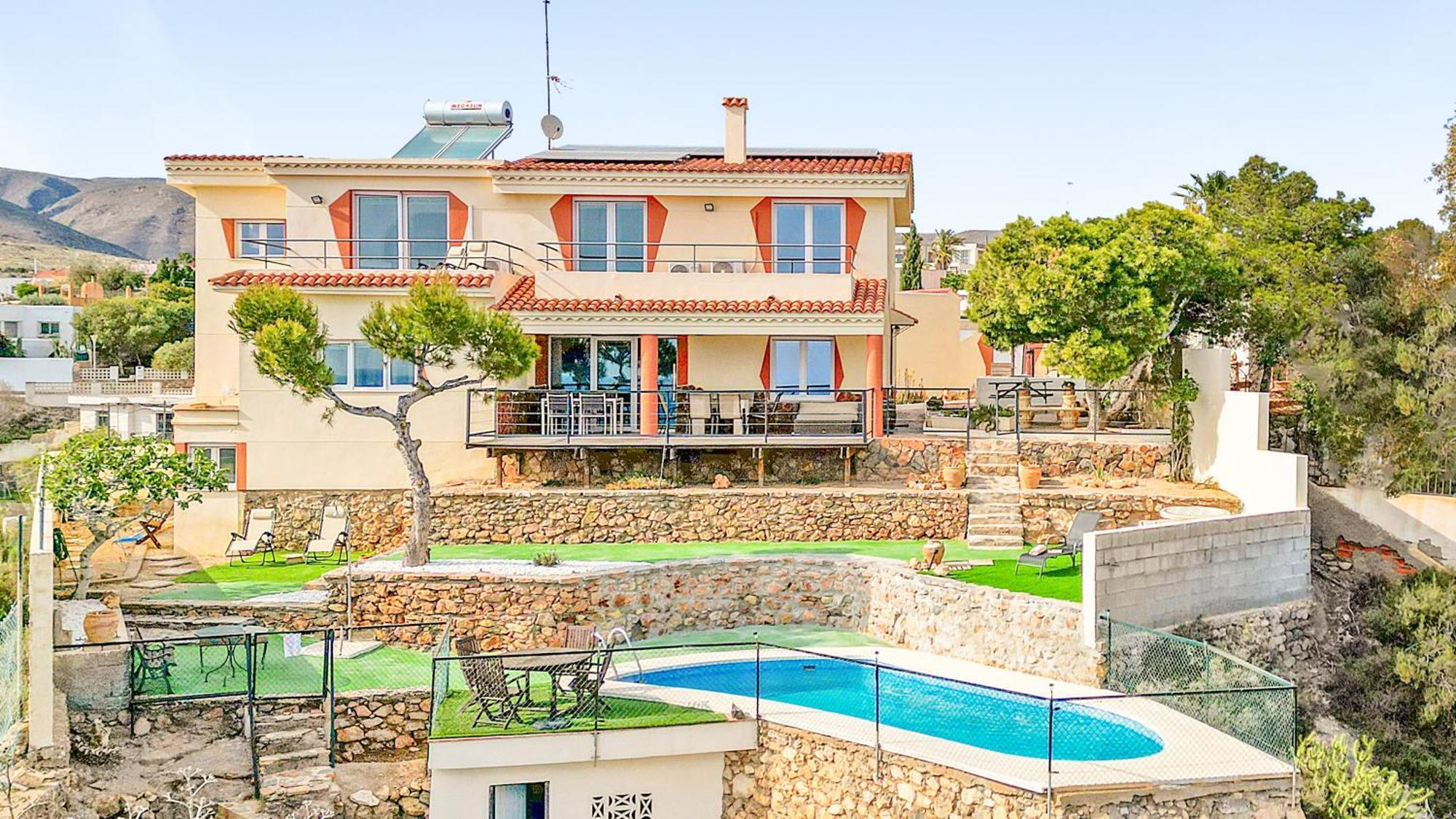 Villa Infinity Sea Views I Pool I Bbq I Jacuzzi アルメリア エクステリア 写真