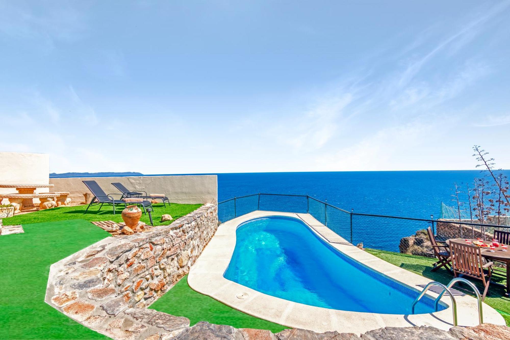 Villa Infinity Sea Views I Pool I Bbq I Jacuzzi アルメリア エクステリア 写真